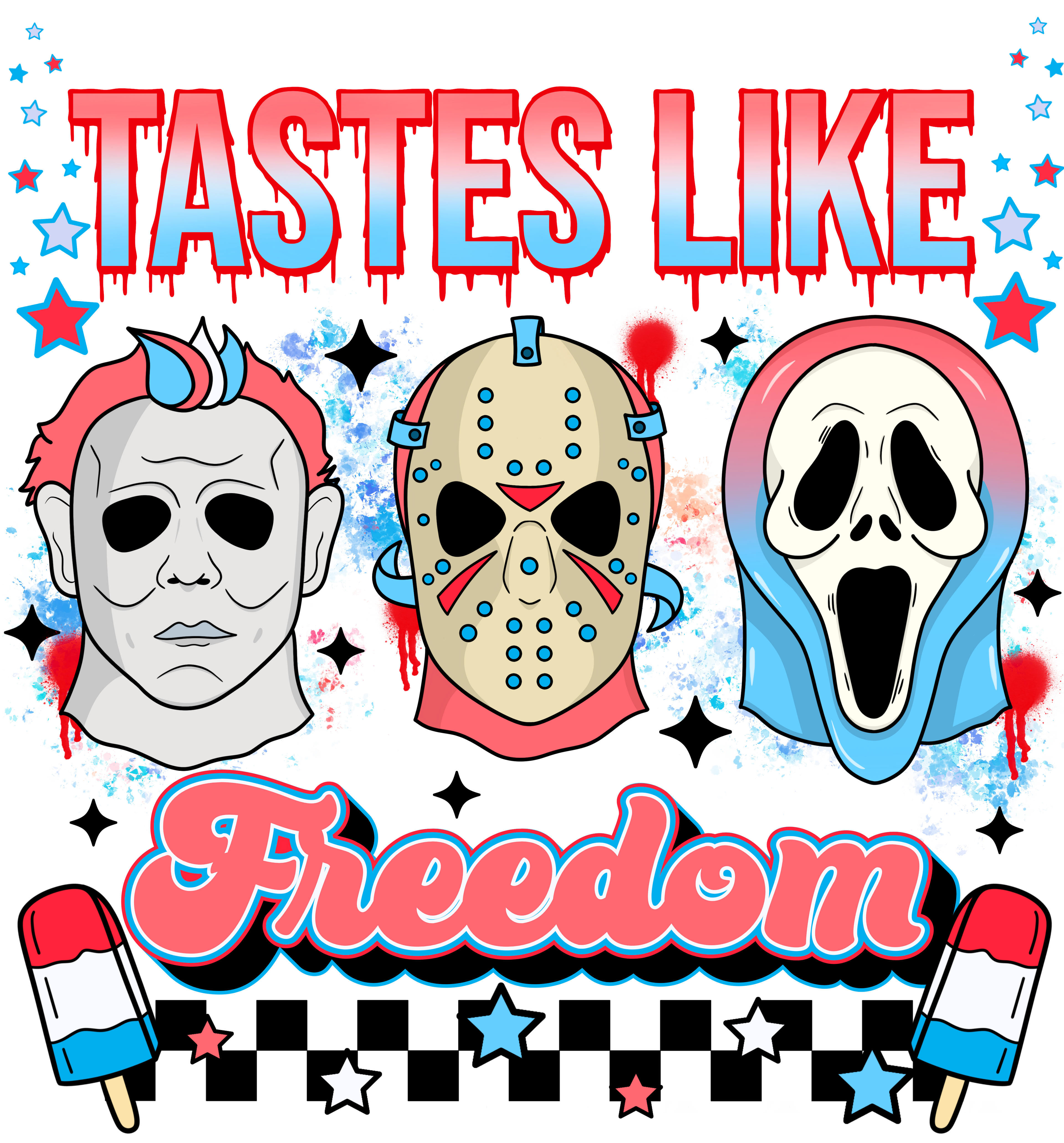 HTV Prints - Tastes Like Freedom - The Vinyl Haus
