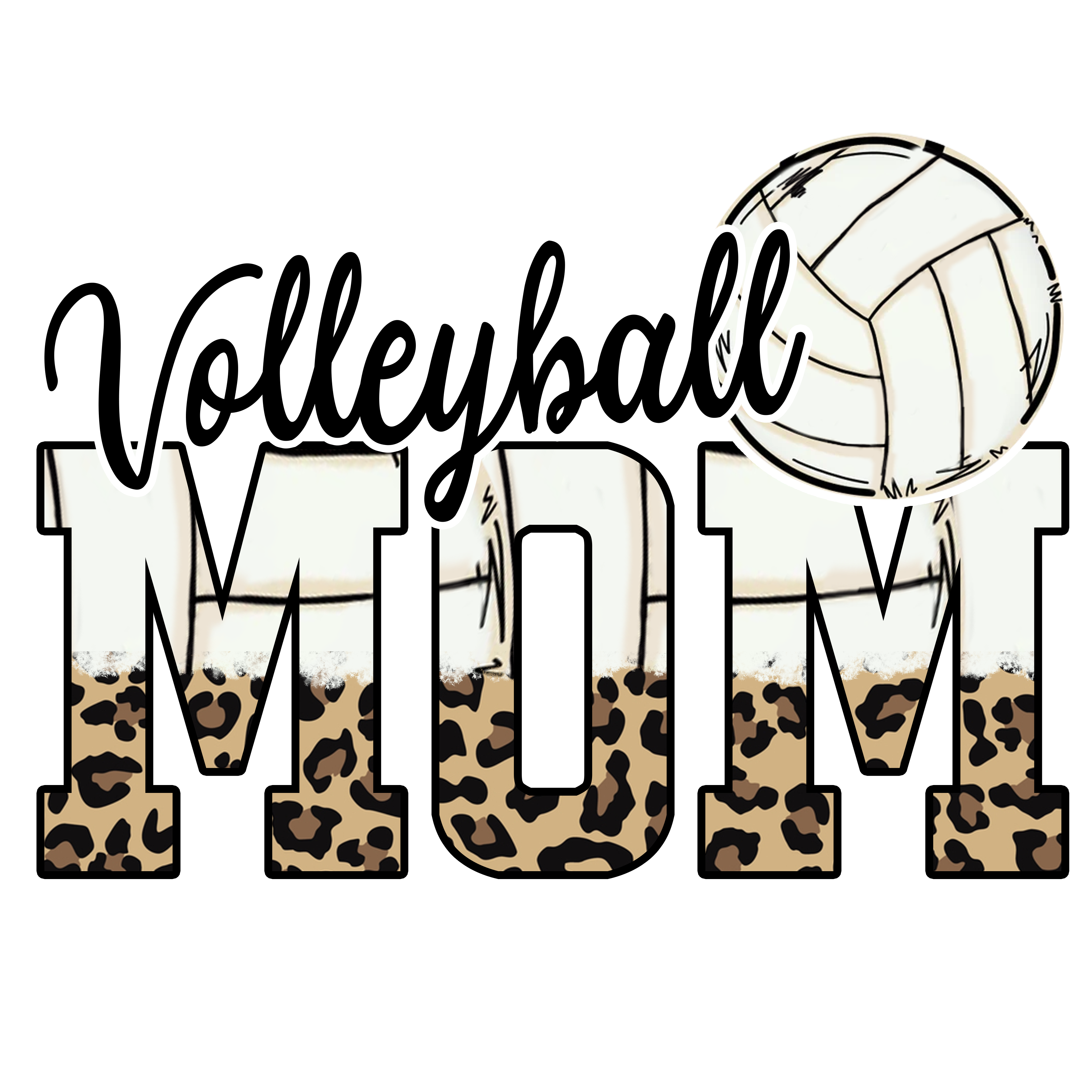 Sublimation Prints - Volleyball Mom - The Vinyl Haus Main image