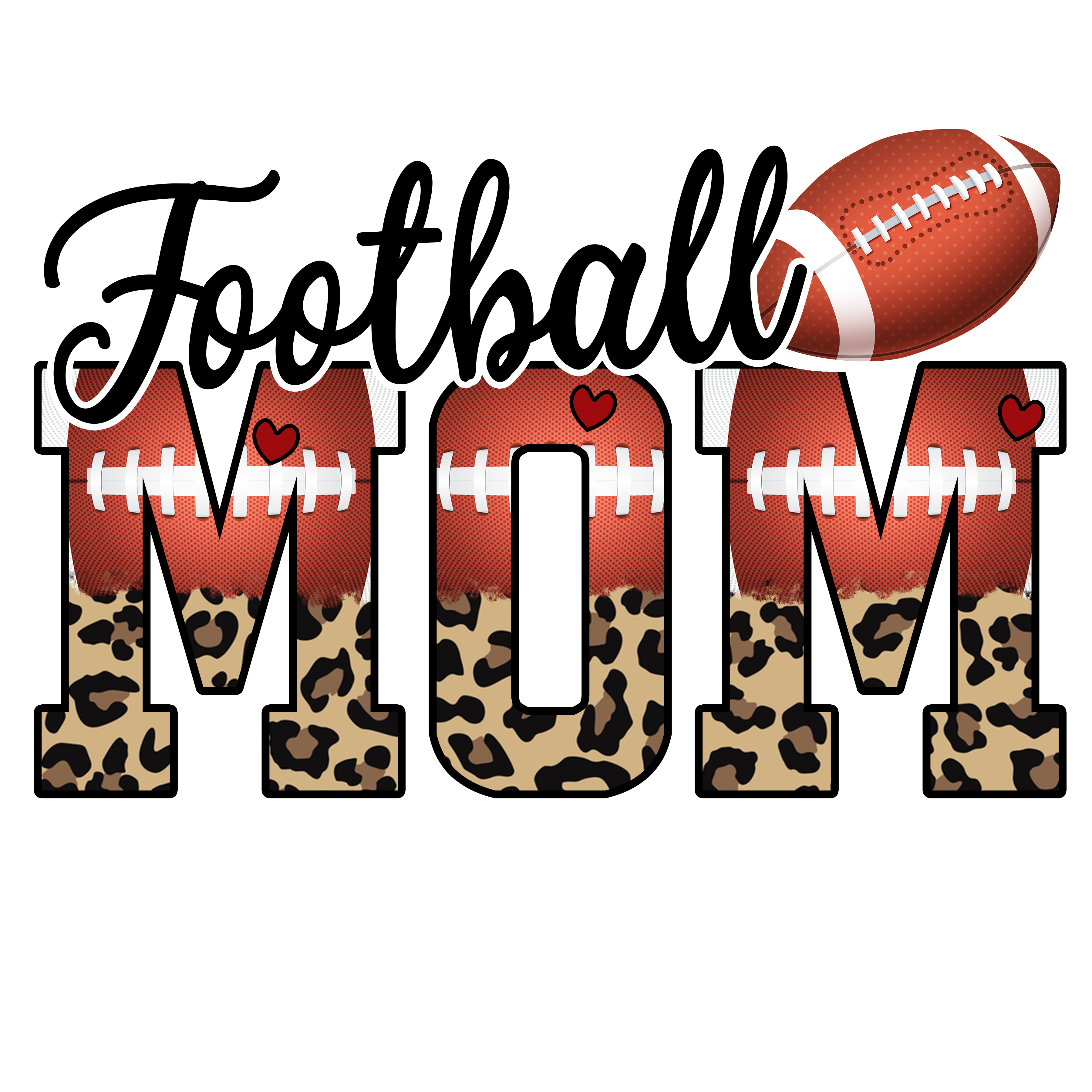 Sublimation Prints - Football Mom - The Vinyl Haus Main image