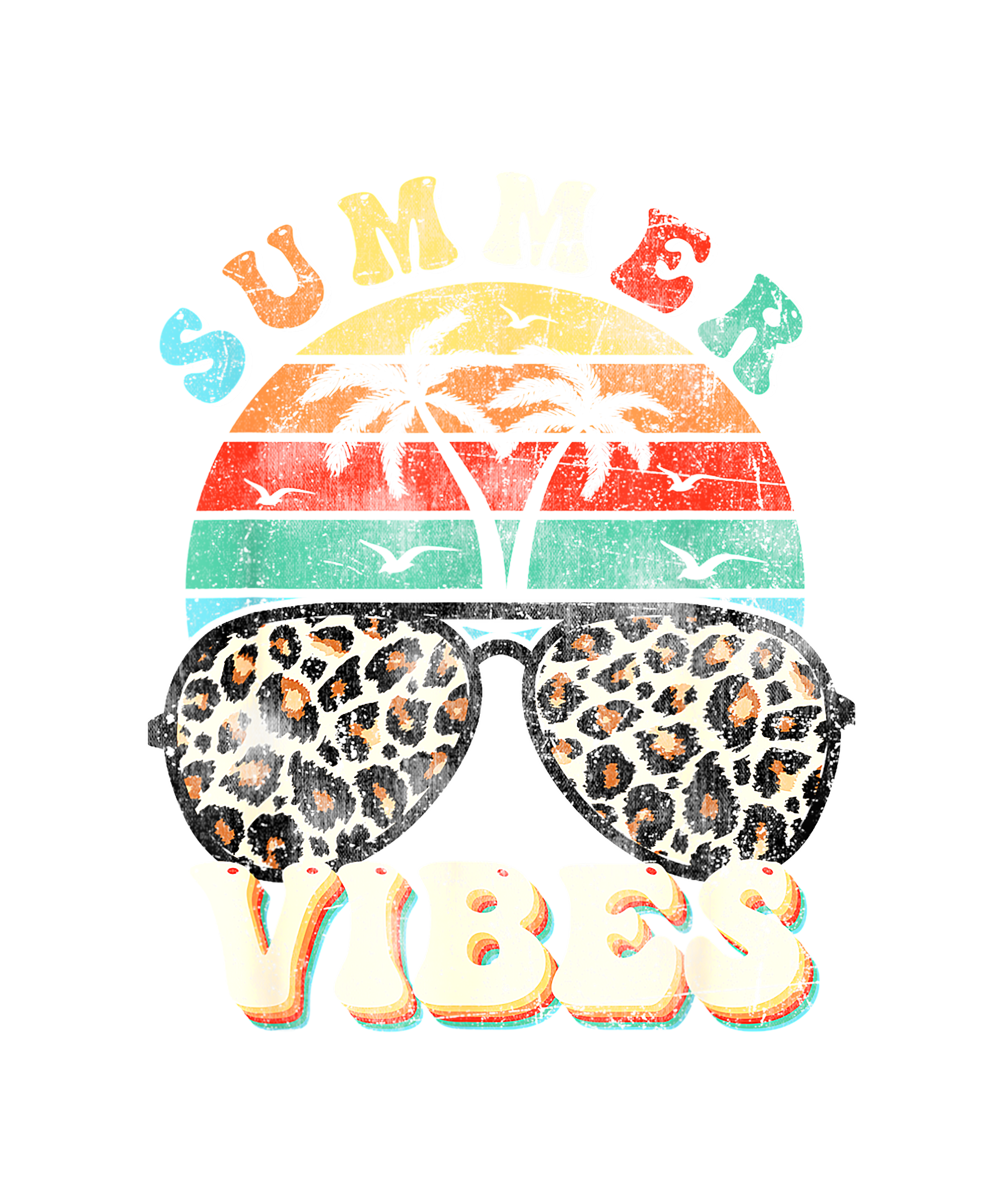 Sublimation Prints - Retro Summer Vibes - The Vinyl Haus Main image