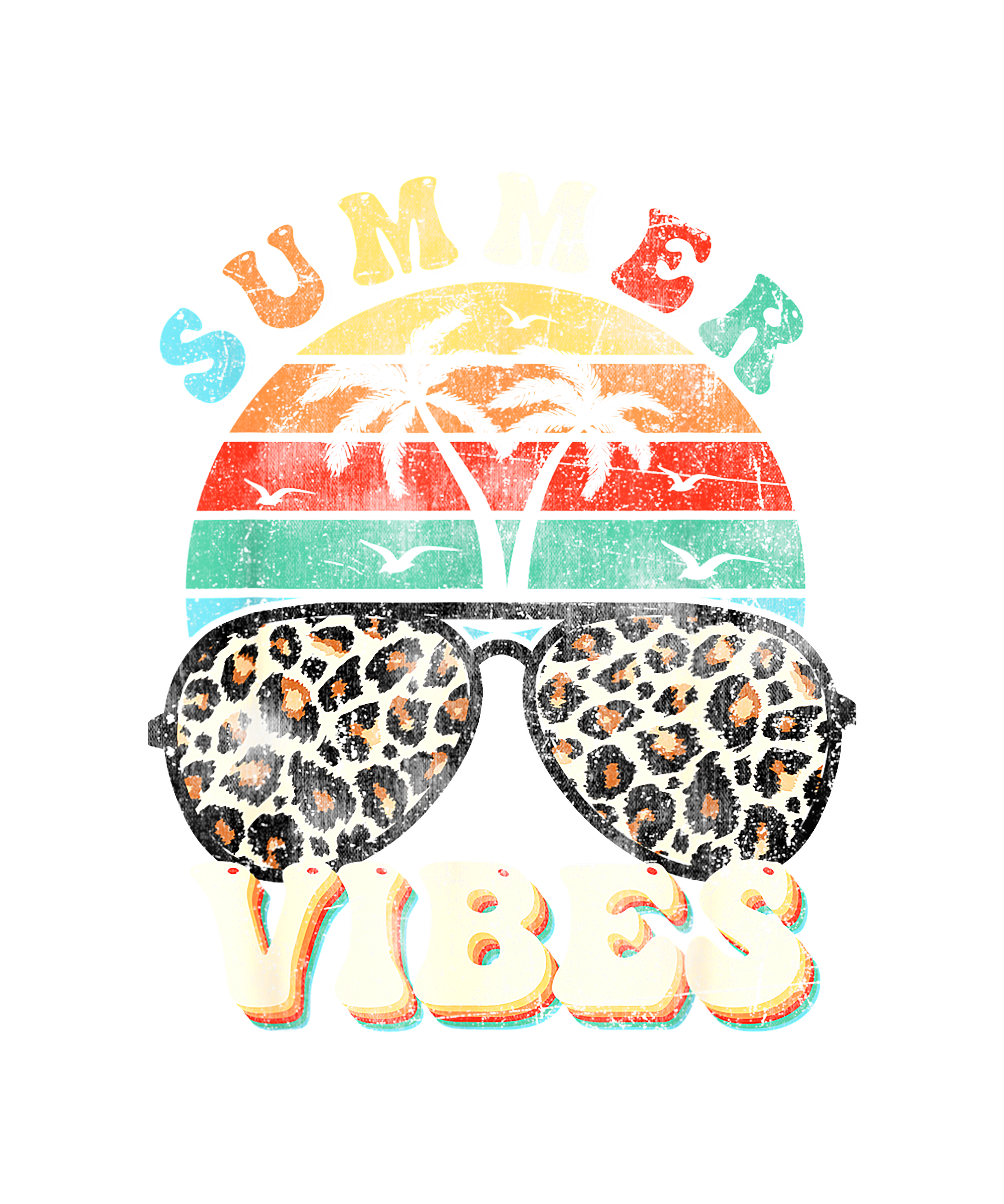 Sublimation Prints - Retro Summer Vibes - The Vinyl Haus