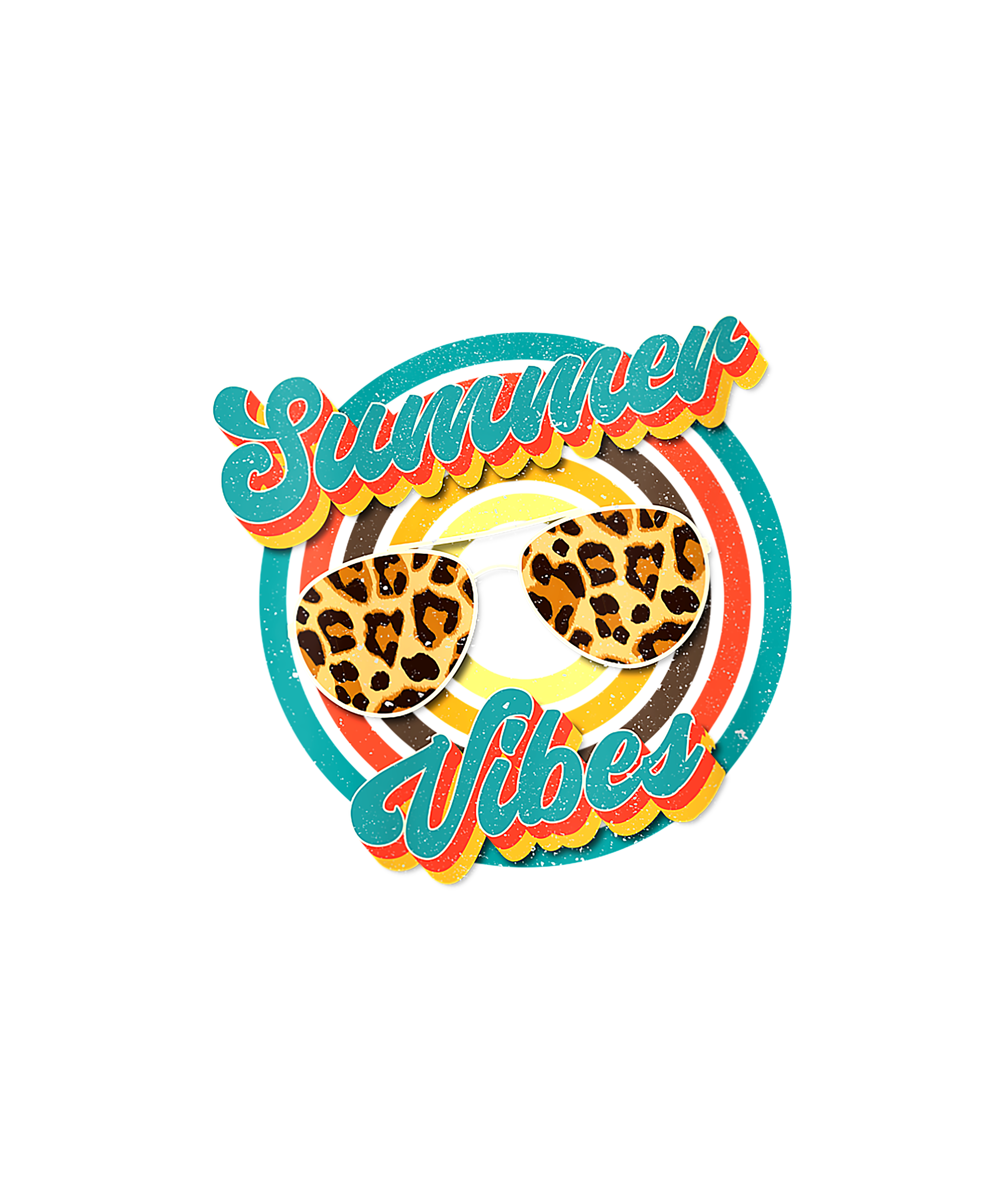 Sublimation Prints - Distressed Summer Vibes - The Vinyl Haus Main image