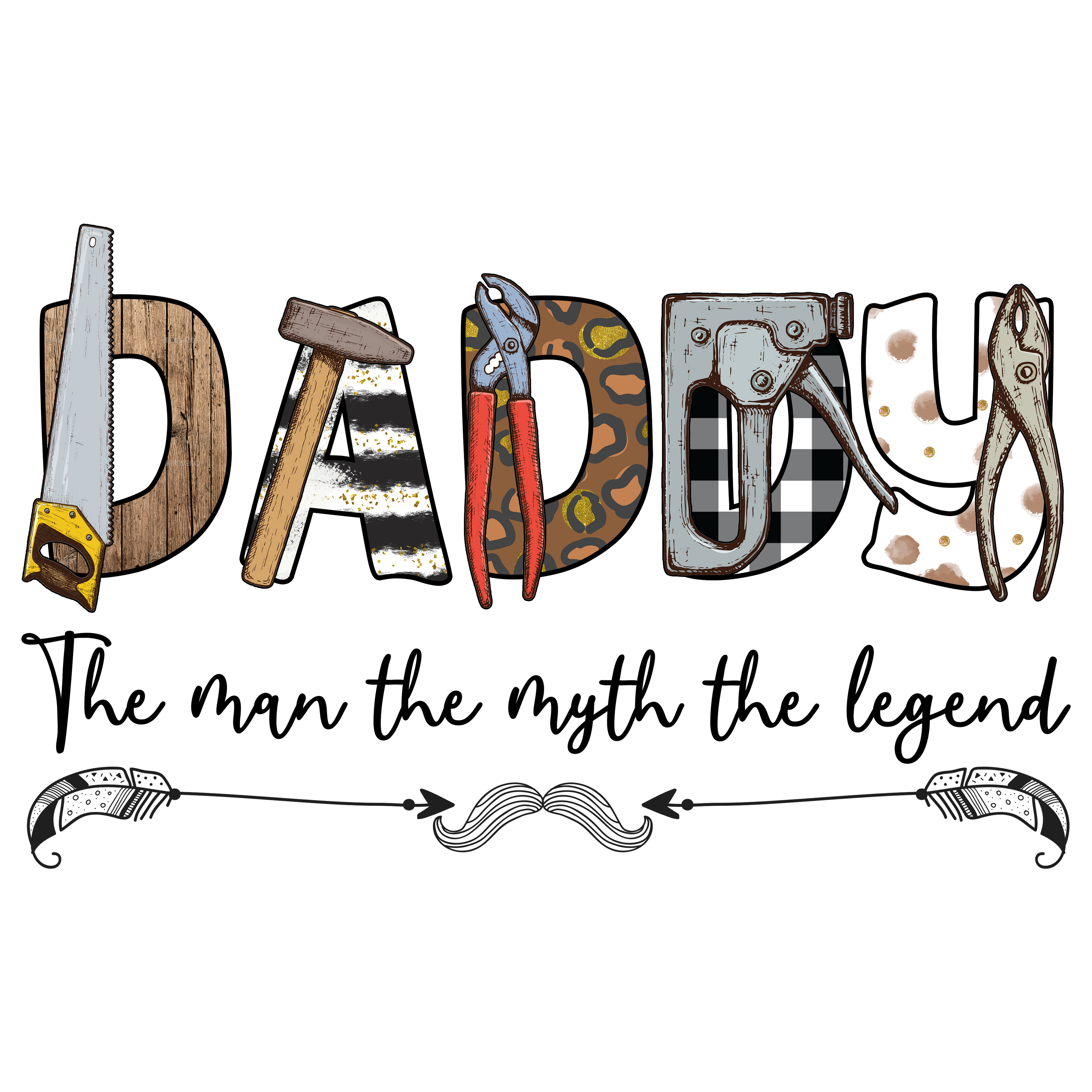 Sublimation Prints - Daddy Tools - The Vinyl Haus