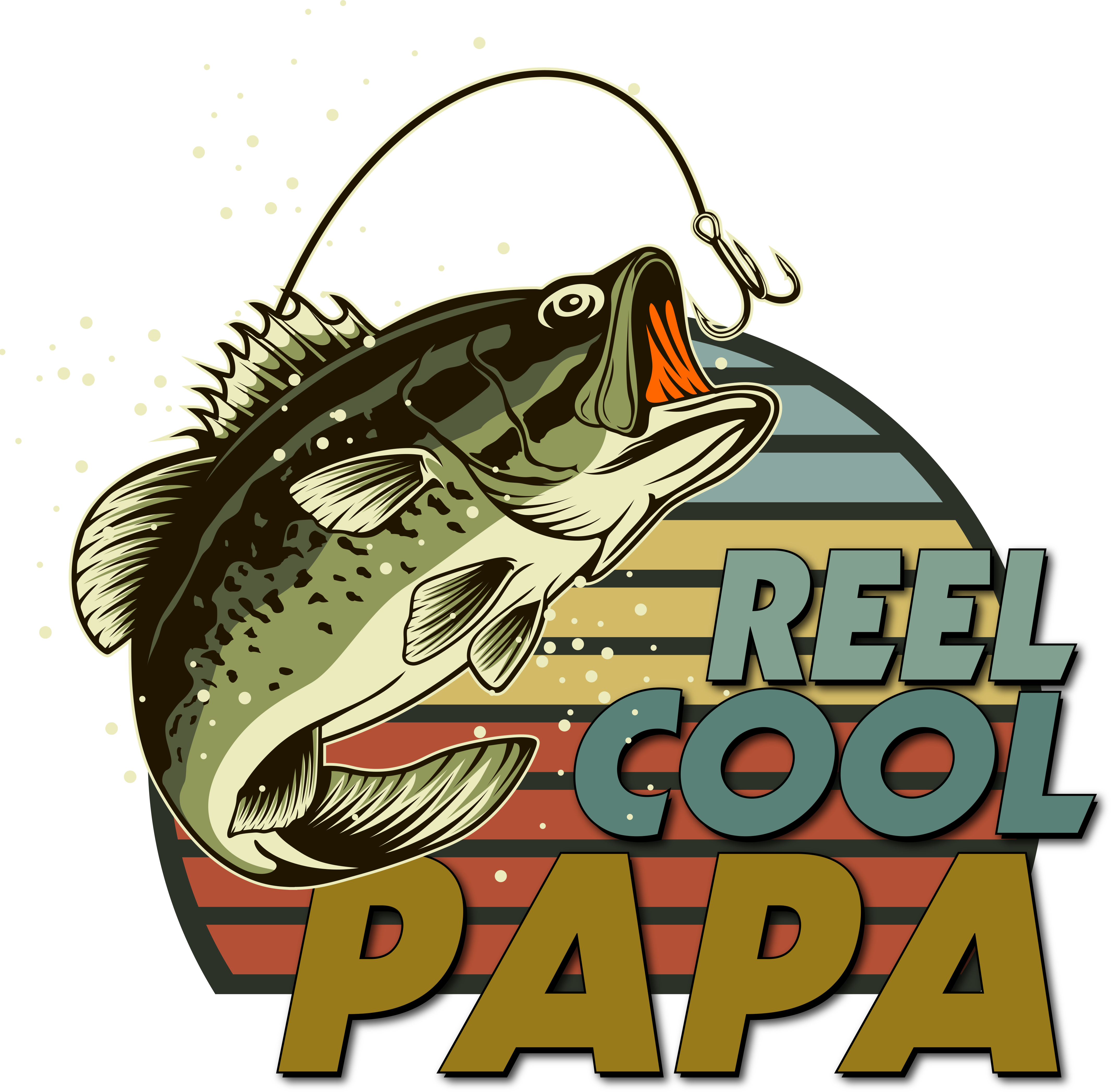 Sublimation Prints - Reel Cool Papa - The Vinyl Haus Main image