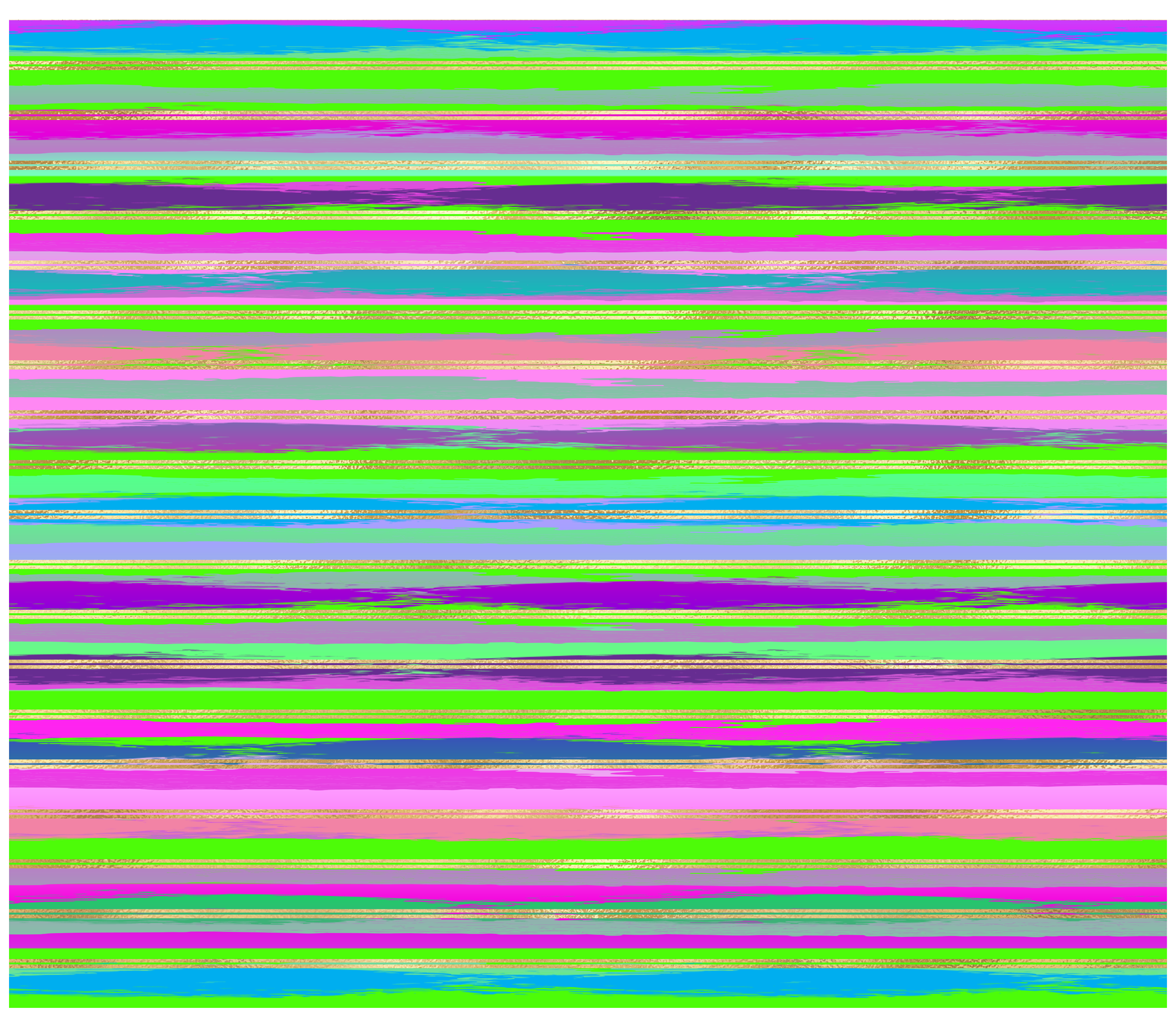 Sublimation Tumbler Wrap - Bright Green and Pink Sparkly Stripes - The Vinyl Haus Main image