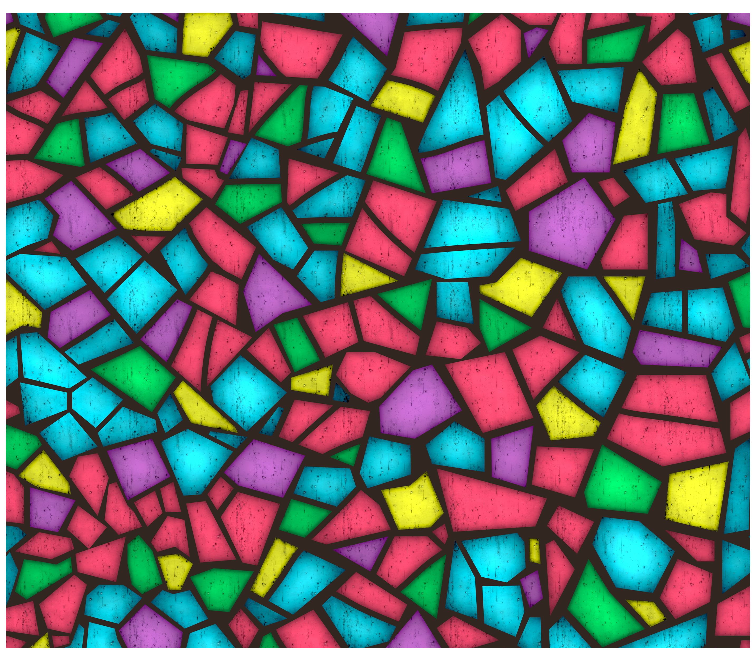 Sublimation Tumbler Wrap - Stained Glass - The Vinyl Haus Main image