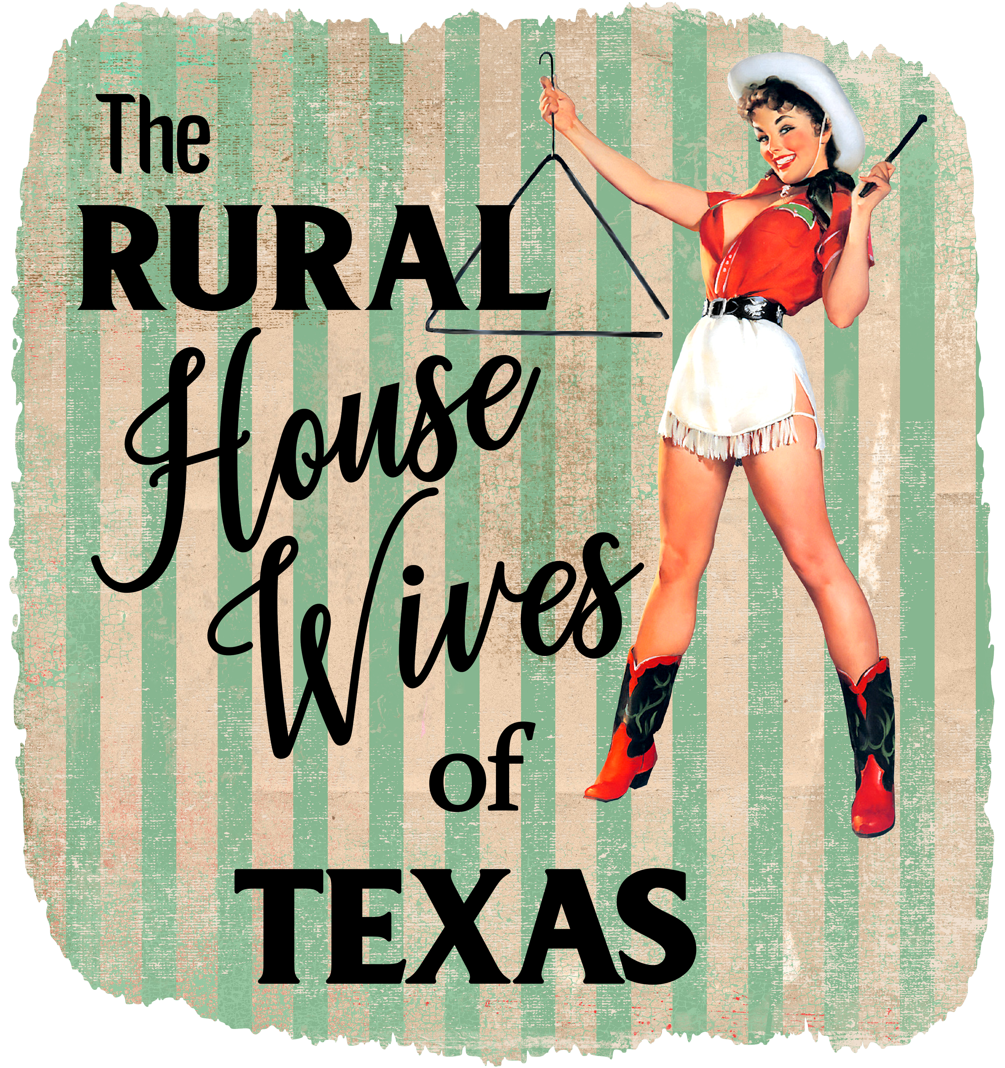 Sublimation Tumbler Wrap - Rural Housewives of Texas - The Vinyl Haus Main image