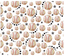 Sublimation Tumbler Wrap - Scattered Baseballs - The Vinyl Haus