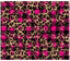 Sublimation Tumbler Wrap - Pink Buffalo Plaid and Leopard Stripes - The Vinyl Haus