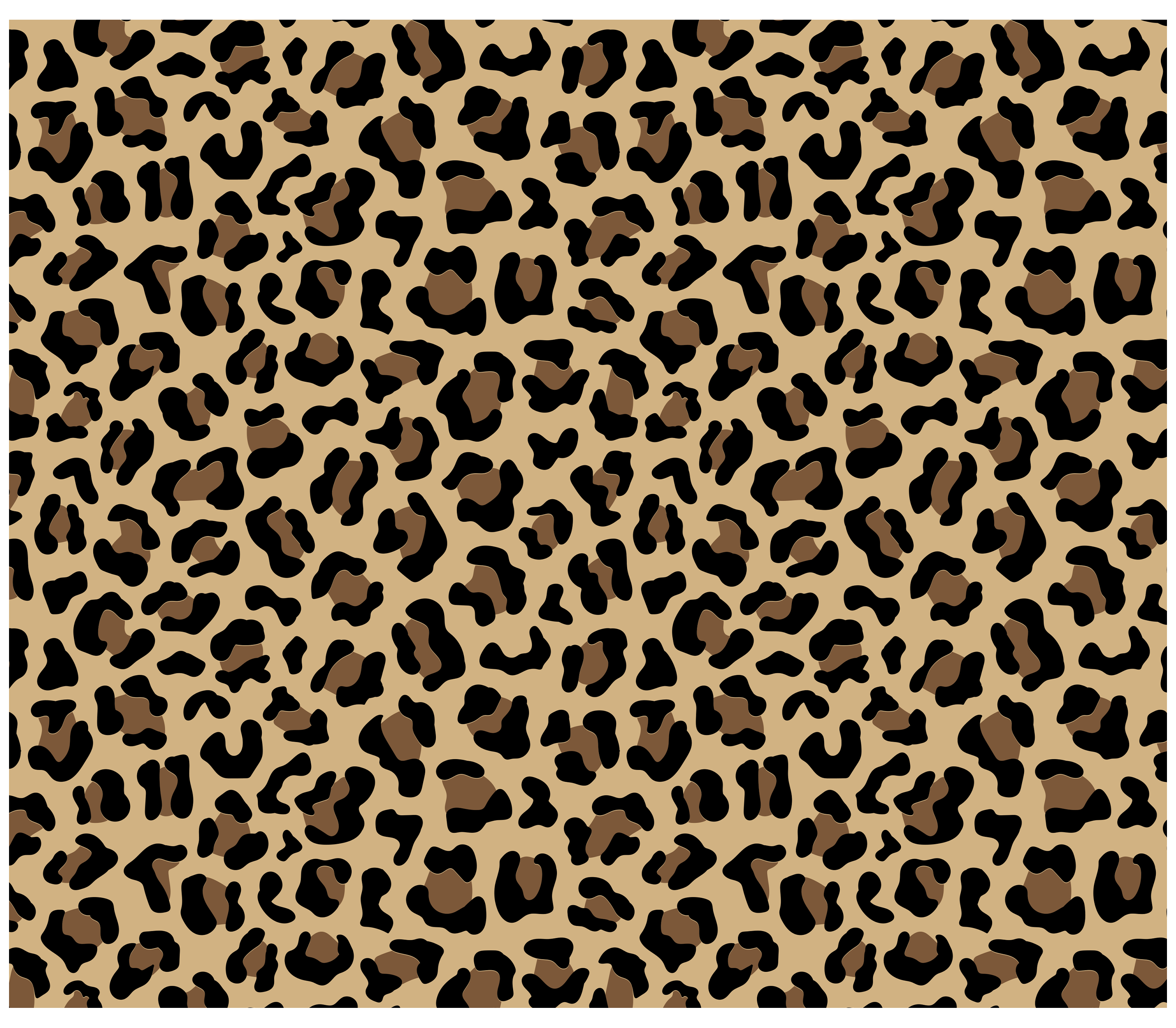 Sublimation Tumbler Wrap - Leopard - The Vinyl Haus Main image