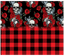 Sublimation Tumbler Wrap - Buffalo Plaid and Skulls - The Vinyl Haus