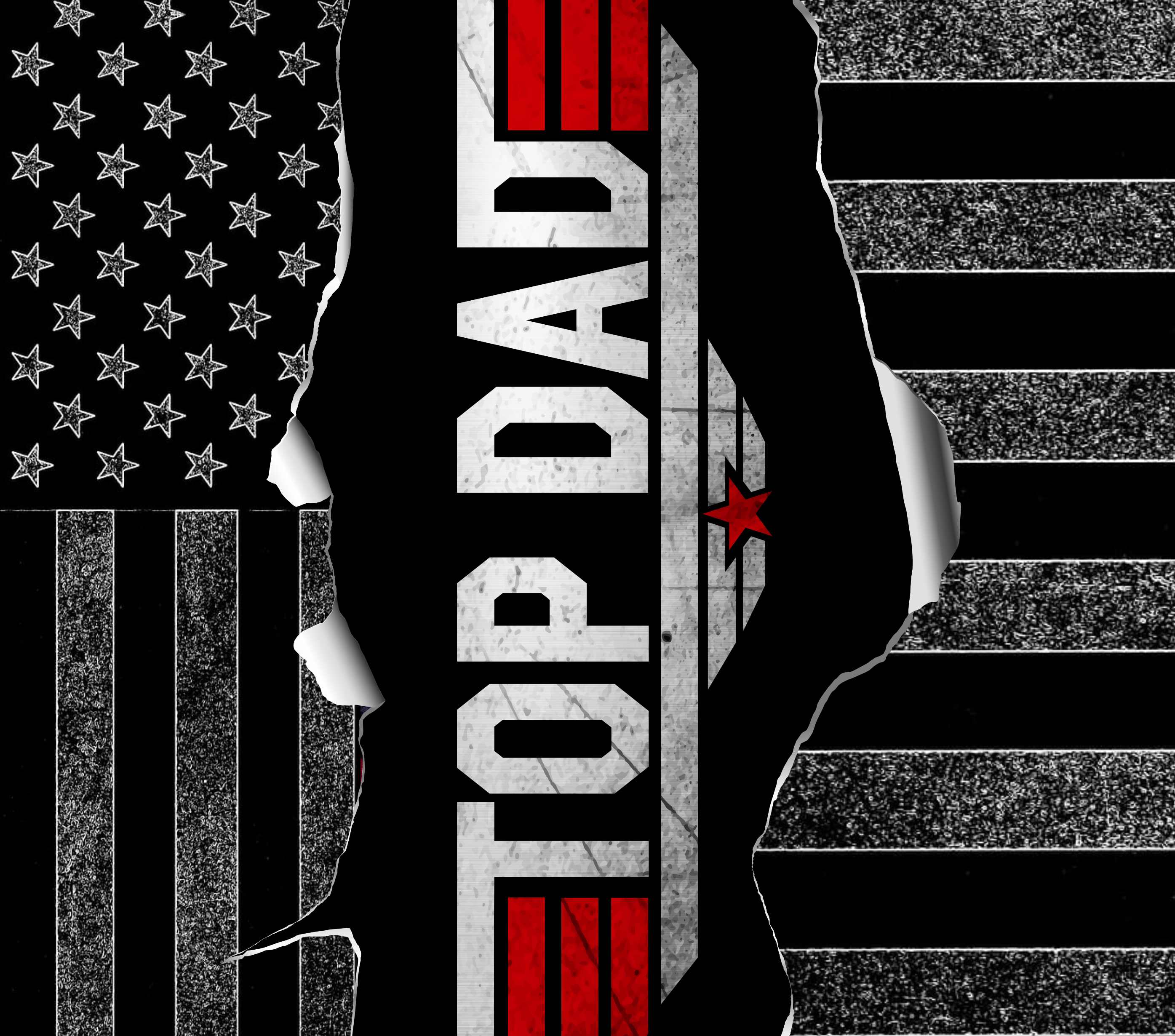 Sublimation Tumbler Wrap - Top Dad - The Vinyl Haus