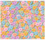 Sublimation Tumbler Wrap - Valentine Candy Hearts - The Vinyl Haus