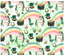 Sublimation Tumbler Wrap - St Patricks Day Unicorns and Flamingos - The Vinyl Haus