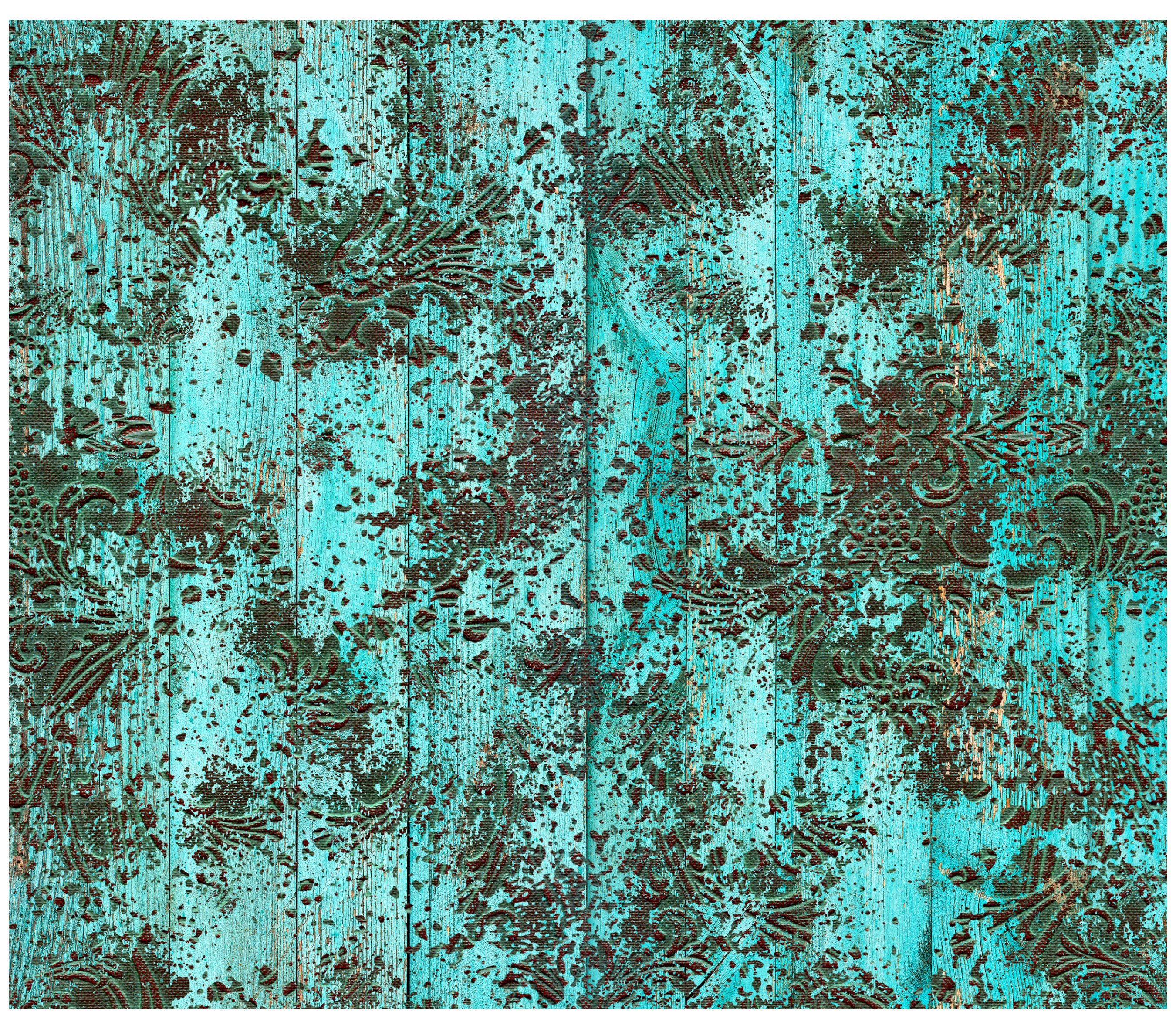 Sublimation Tumbler Wrap - Distressed Woodgrain - The Vinyl Haus Main image