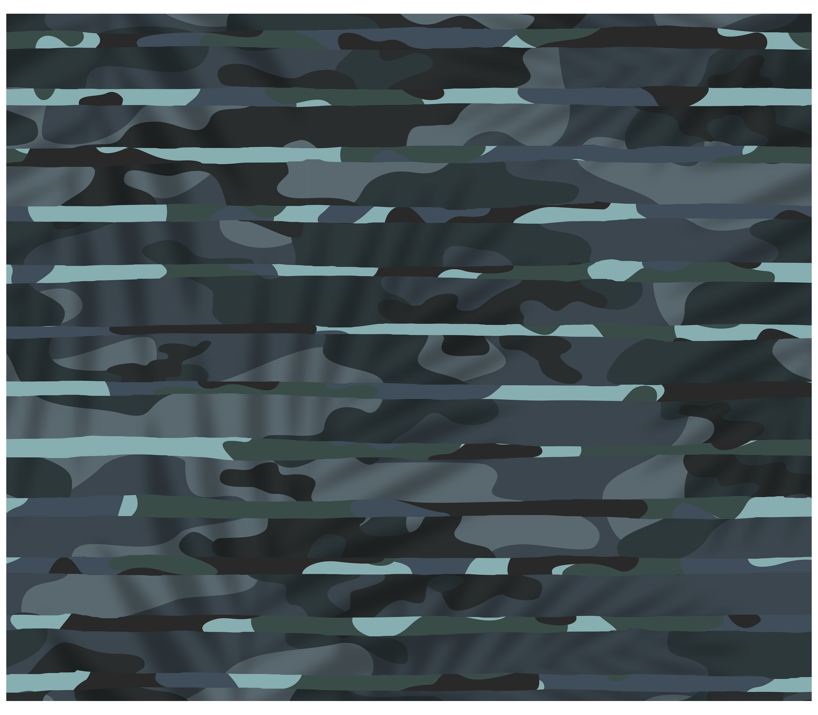 Sublimation Tumbler Wrap - Green Camo Stripes - The Vinyl Haus Main image
