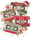 Sublimation Prints - Christmas Music Cassettes - The Vinyl Haus