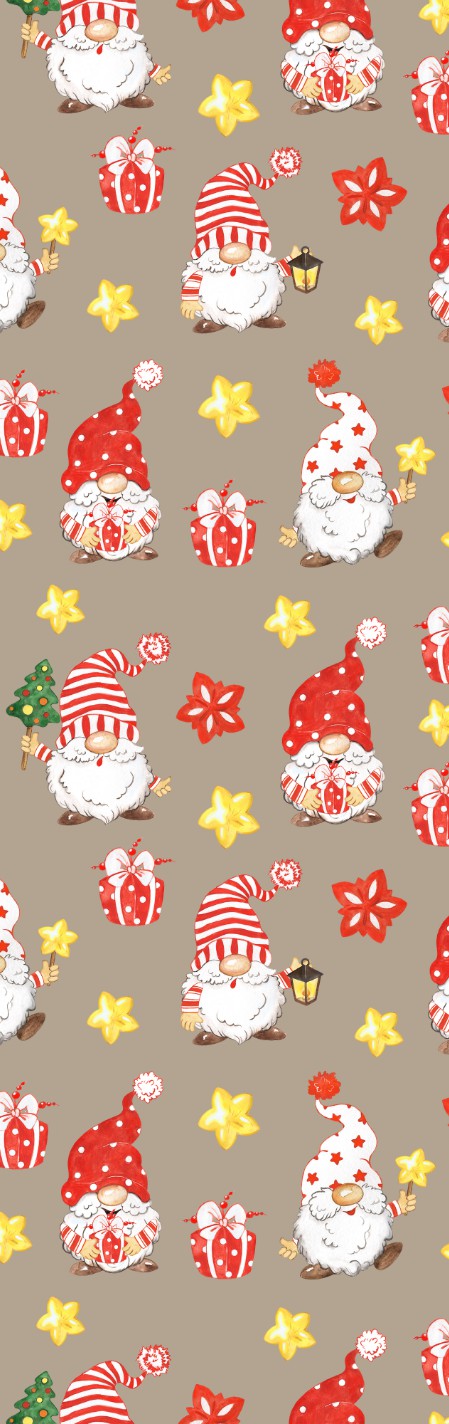 Christmas Gnomes Pen Wrap 1.5 x 4.75 - The Vinyl Haus Main image