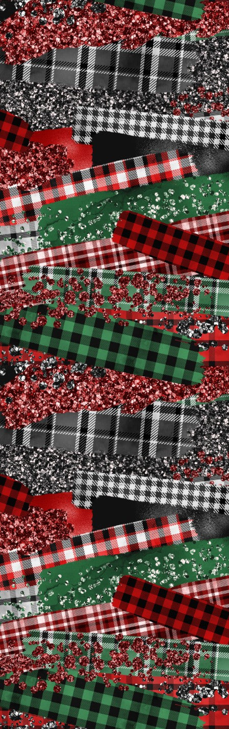 Christmas Brushstrokes Pen Wrap 1.5 x 4.75 - The Vinyl Haus Main image
