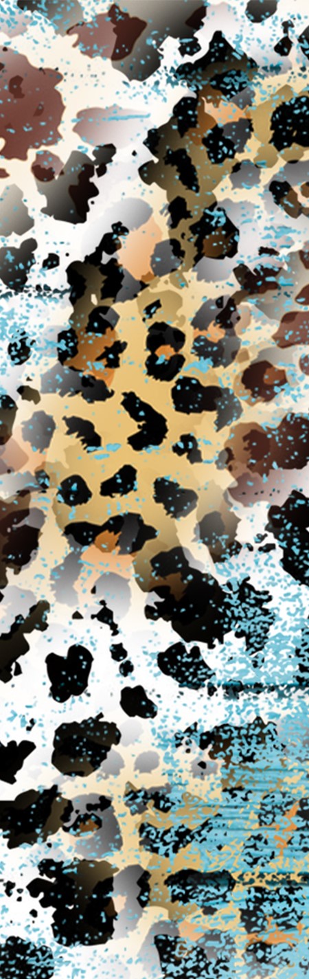 Leopard Cow Print Pen Wrap 1.5 x 5 - The Vinyl Haus Main image