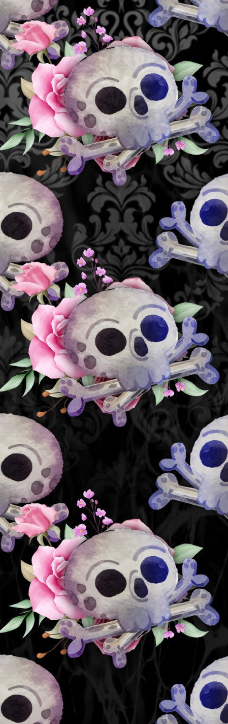 Gothic Skulls Pen Wrap 1.5 x 4.75 - The Vinyl Haus