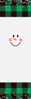 Snowman Face Green Pen Wrap 1.5 x 4.75 - The Vinyl Haus