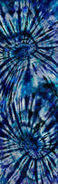 Blue Tie Dye Pen Wrap 1.5 x 4.75 - The Vinyl Haus