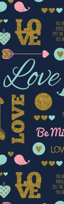Love Words Pen Wrap 1.5 x 4.75 - The Vinyl Haus
