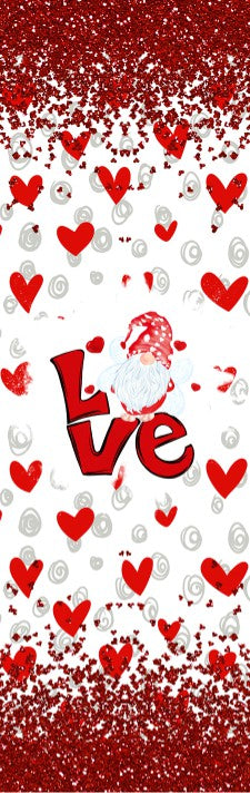 Gnome Hearts Pen Wrap 1.5 x 4.75 - The Vinyl Haus