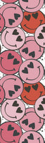 Smiley Faces Pen Wrap 1.5 x 4.75 - The Vinyl Haus