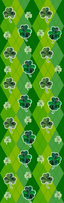 Argyle Shamrocks Pen Wrap 1.5 x 4.75 - The Vinyl Haus