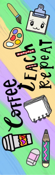 Coffee Teach Repeat Pen Wrap 1.5 x 4.75 - The Vinyl Haus