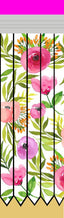 Flower Pencil Pen Wrap 1.5 x 4.75 - The Vinyl Haus