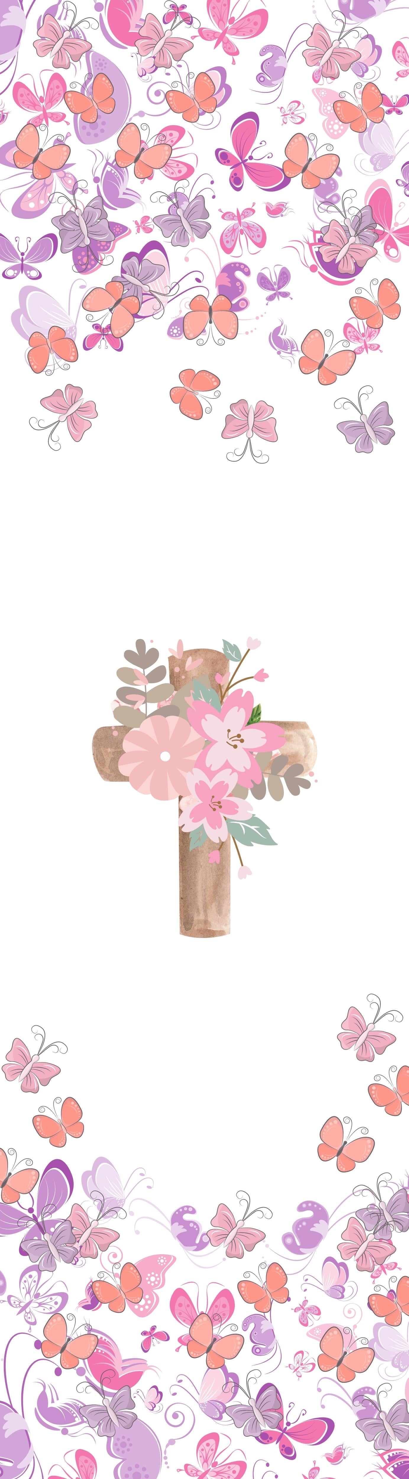 Butterflies Cross Pen Wrap 1.5 x 4.75 - The Vinyl Haus