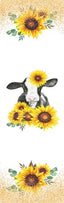 Sunflower Cow Pen Wrap 1.5 x 4.75 - The Vinyl Haus
