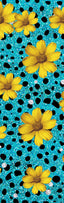Turquoise Sunflower Pen Wrap 1.5 x 4.75 - The Vinyl Haus