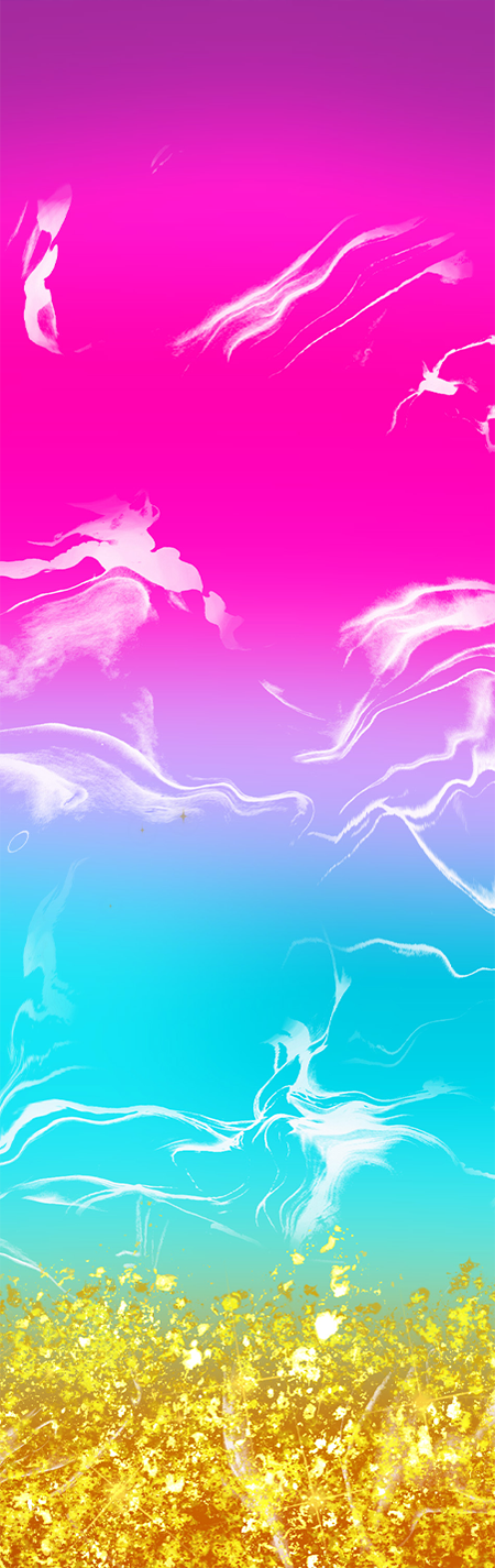 Pink Sunset Pen Wrap 1.5 x 5 - The Vinyl Haus