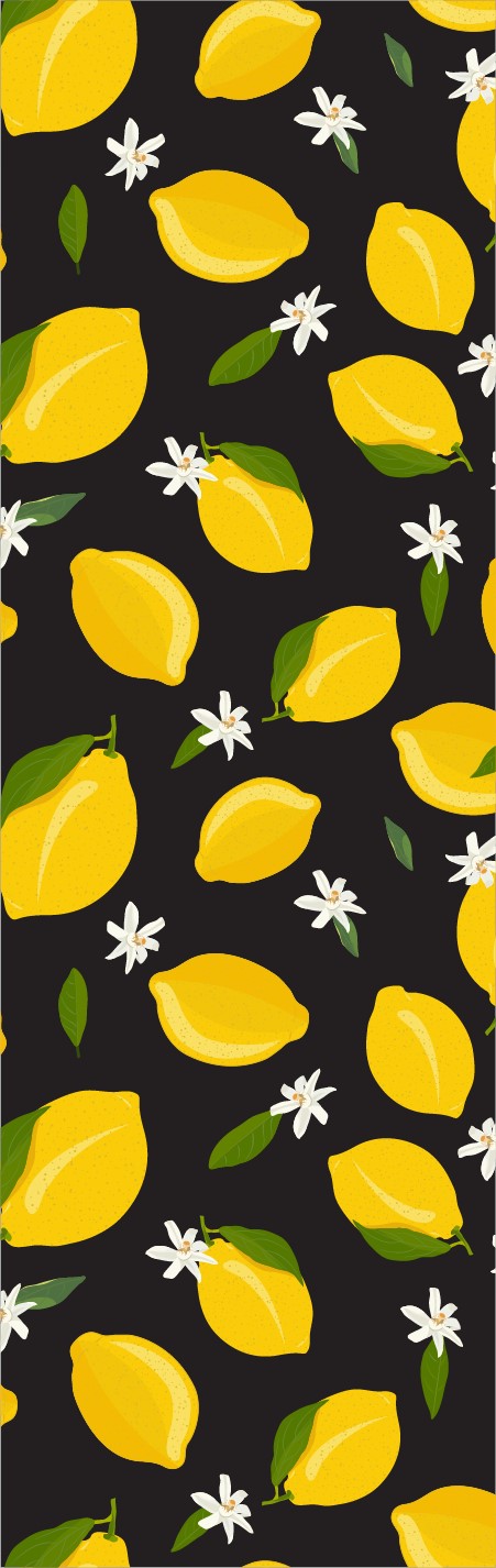 Lemons Pen Wrap 1.5 x 4.75 - The Vinyl Haus Main image