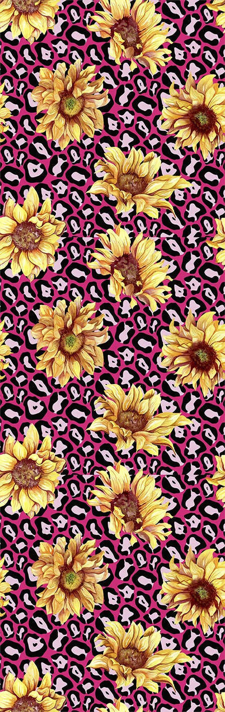 Sunflower Pink Cheetah Pen Wrap 1.5 x 4.75 - The Vinyl Haus