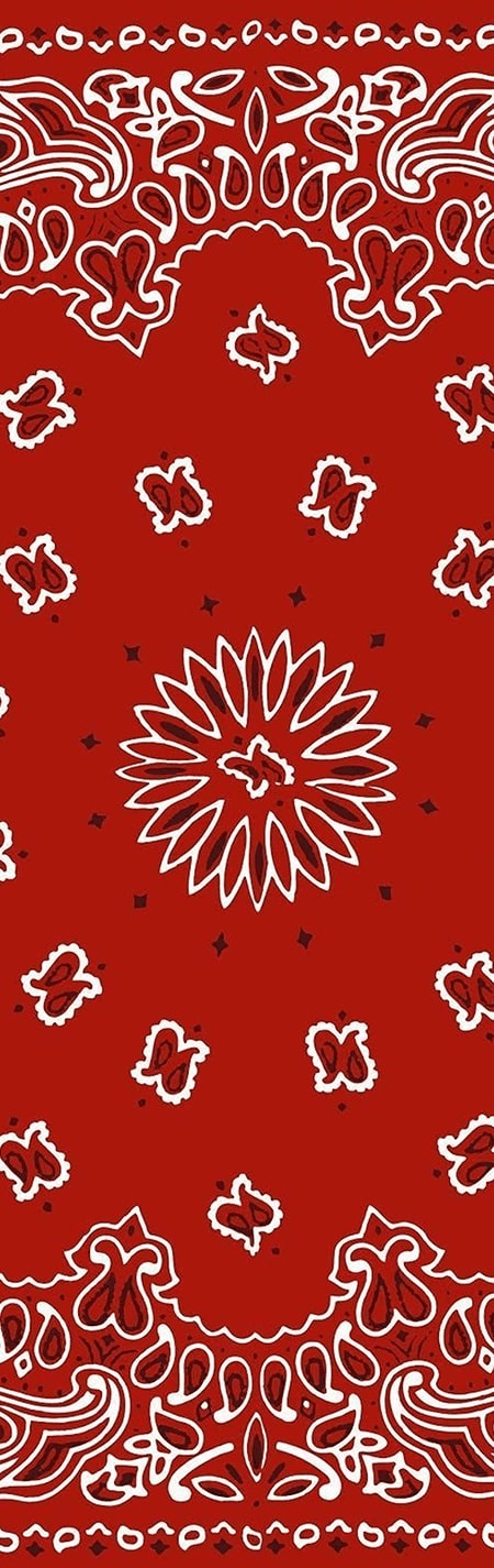 Red Bandana Pen Wrap 1.5 x 4.75 - The Vinyl Haus