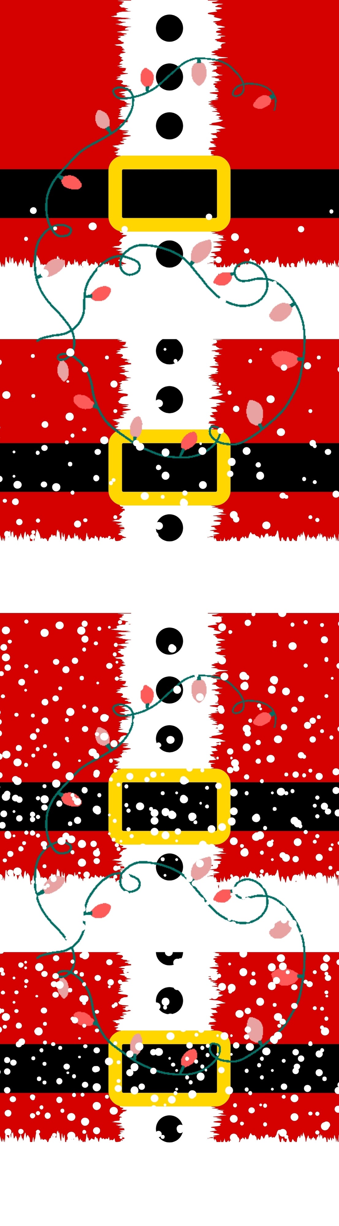Santa Suit Stack Pen Wrap 1.5 x 4.75 - The Vinyl Haus Main image