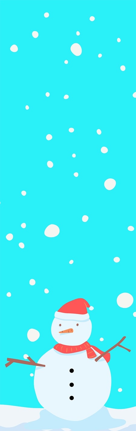 Snowman Scene Wrap 1.5 x 4.75 - The Vinyl Haus Main image