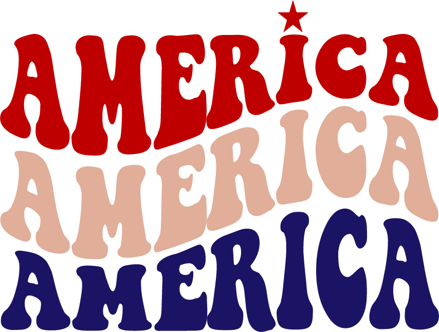 HTV Prints - America America America - The Vinyl Haus