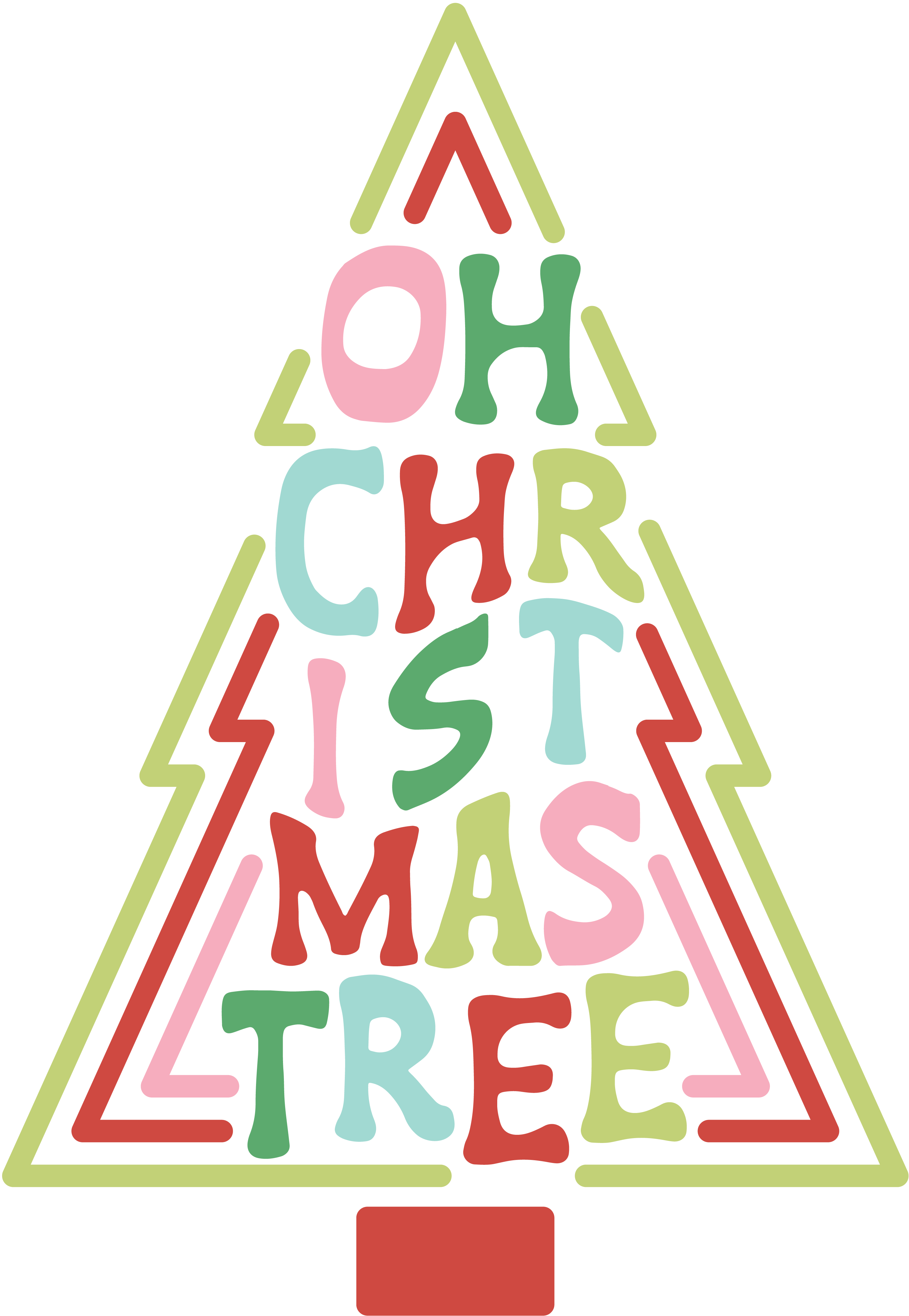 HTV Prints - Oh Christmas Tree - The Vinyl Haus