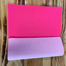 Faux Leather Sheet Pink 8" x 12" Litchi Grain - Heat Transfer Haus