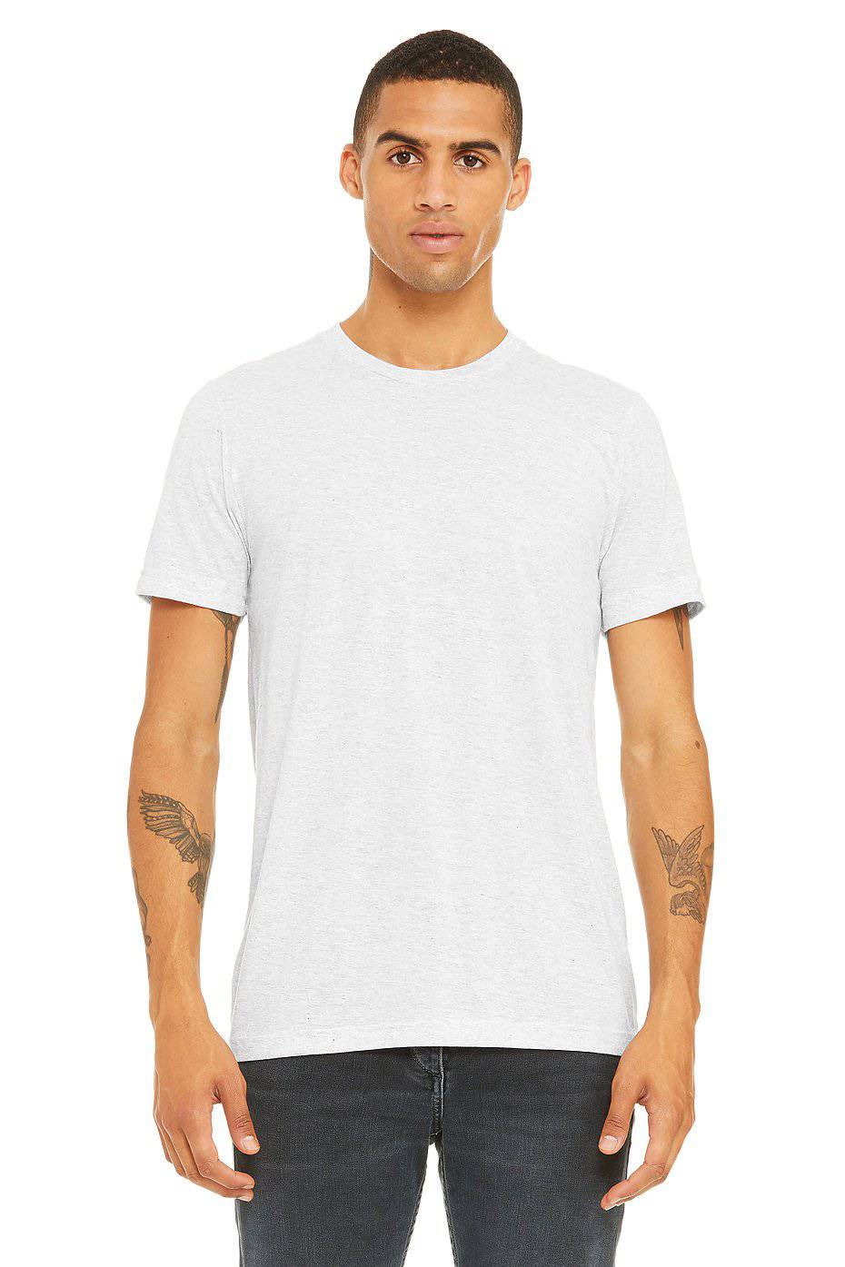 Bella Canvas 3413C Unisex T-Shirt White Fleck - Heat Transfer Haus