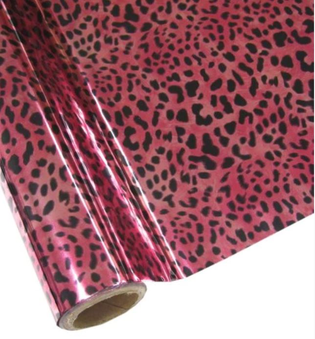 Artistic Painting Studio Metallic Foil - Pink Leopard 12" - The Vinyl Haus