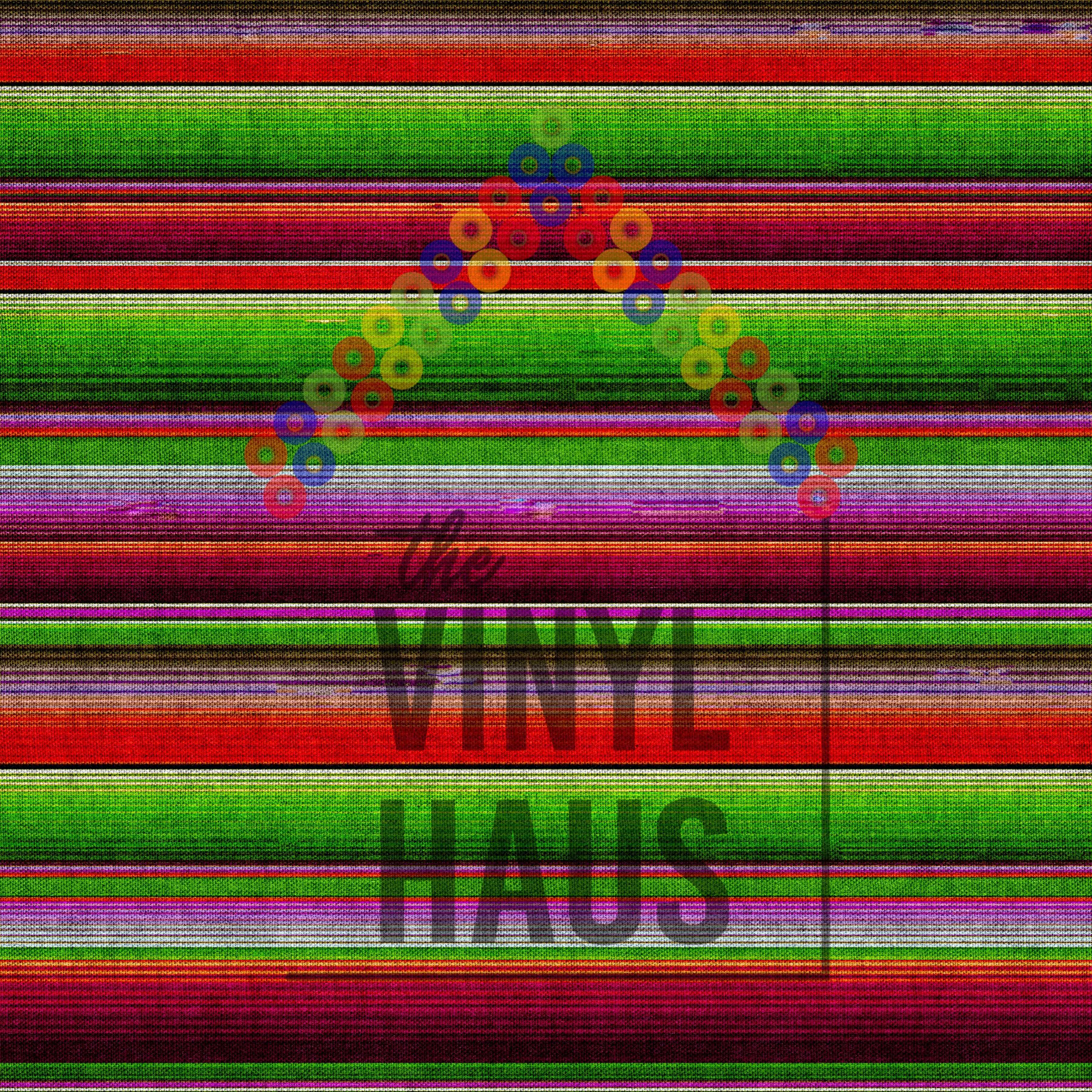 Red and Green Serape Pattern Vinyl 12" x 12" - The Vinyl Haus