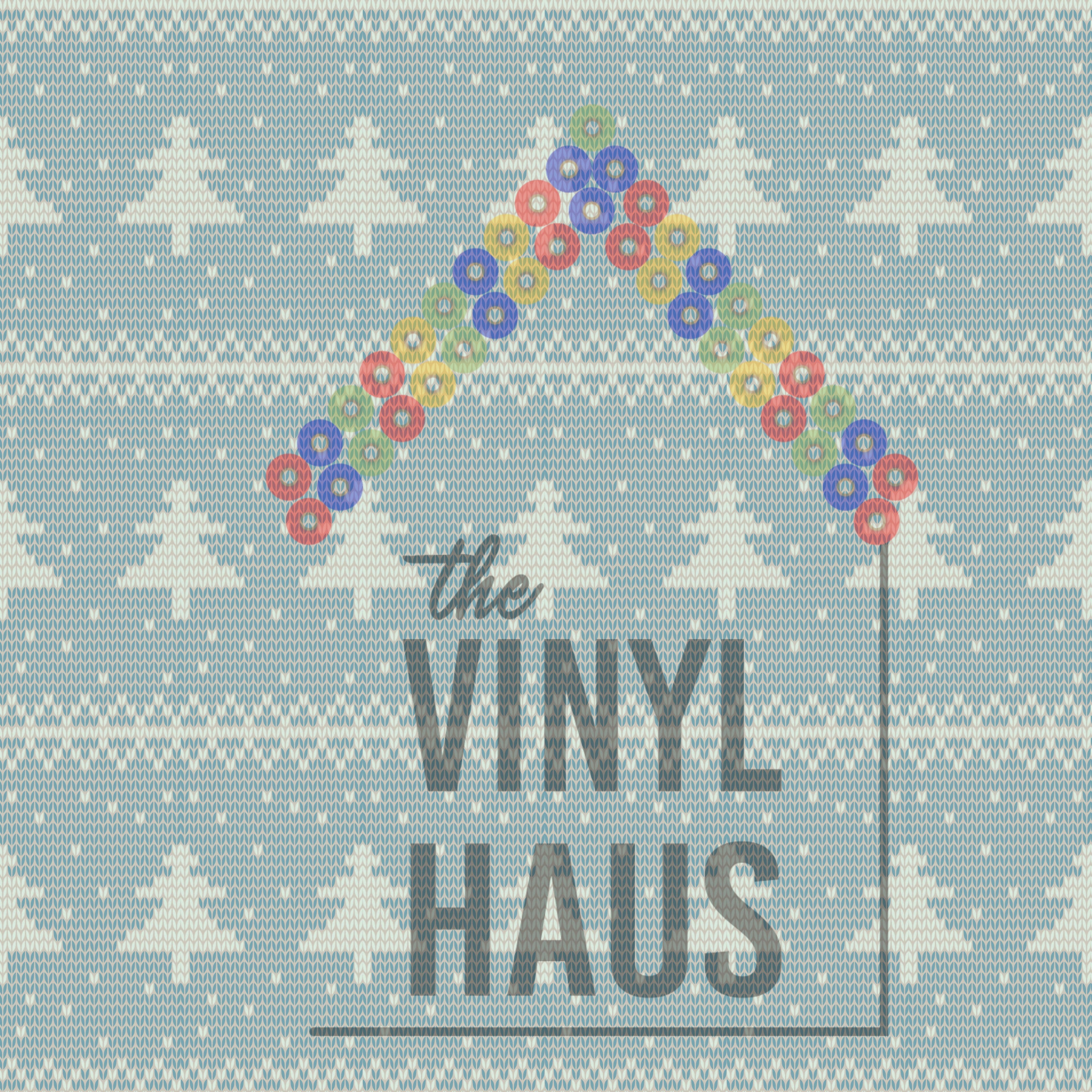 Ugly Sweater Christmas Tree Pattern Vinyl 12" x 12" - The Vinyl Haus