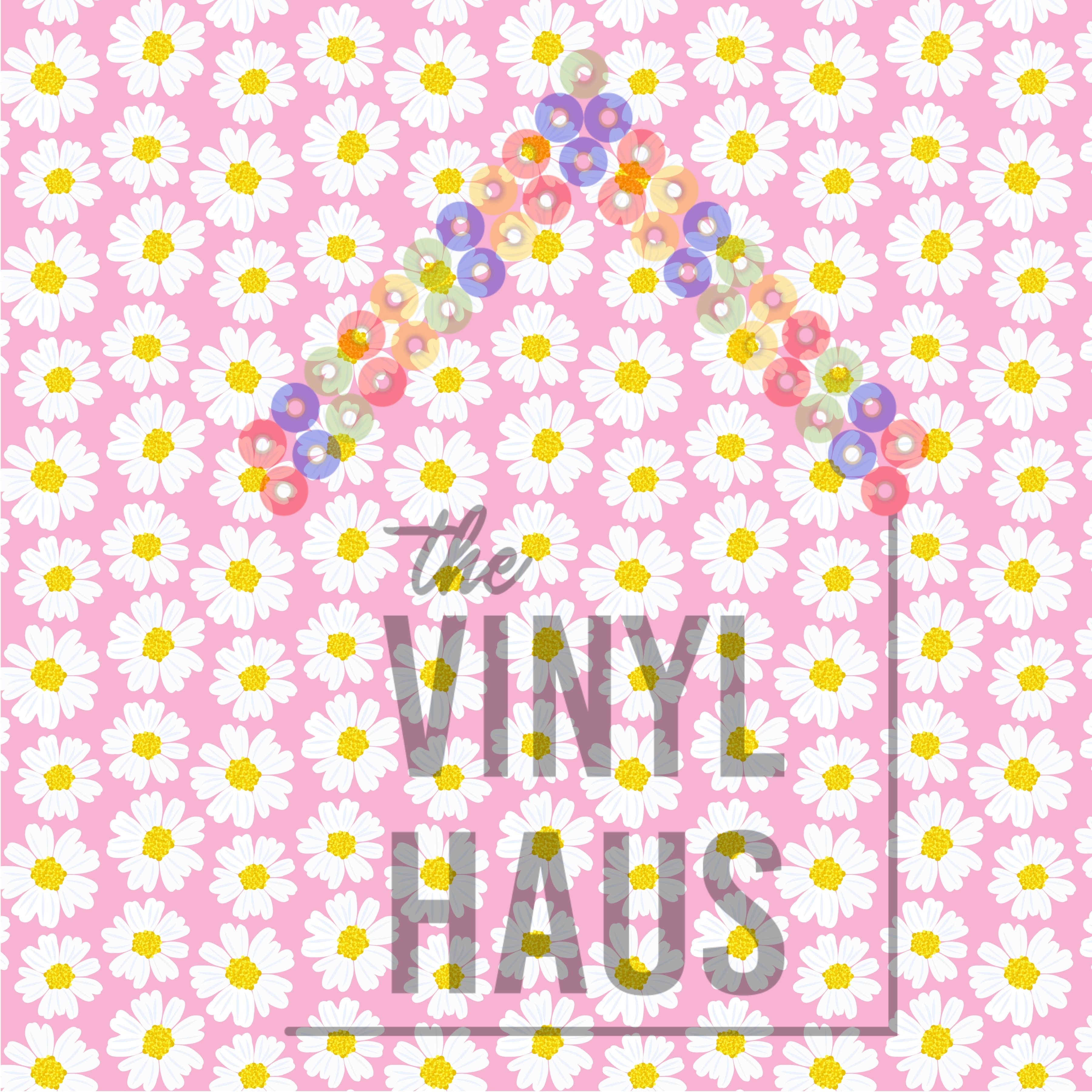 Daisy Floral Pattern Vinyl 12" x 12" - The Vinyl Haus